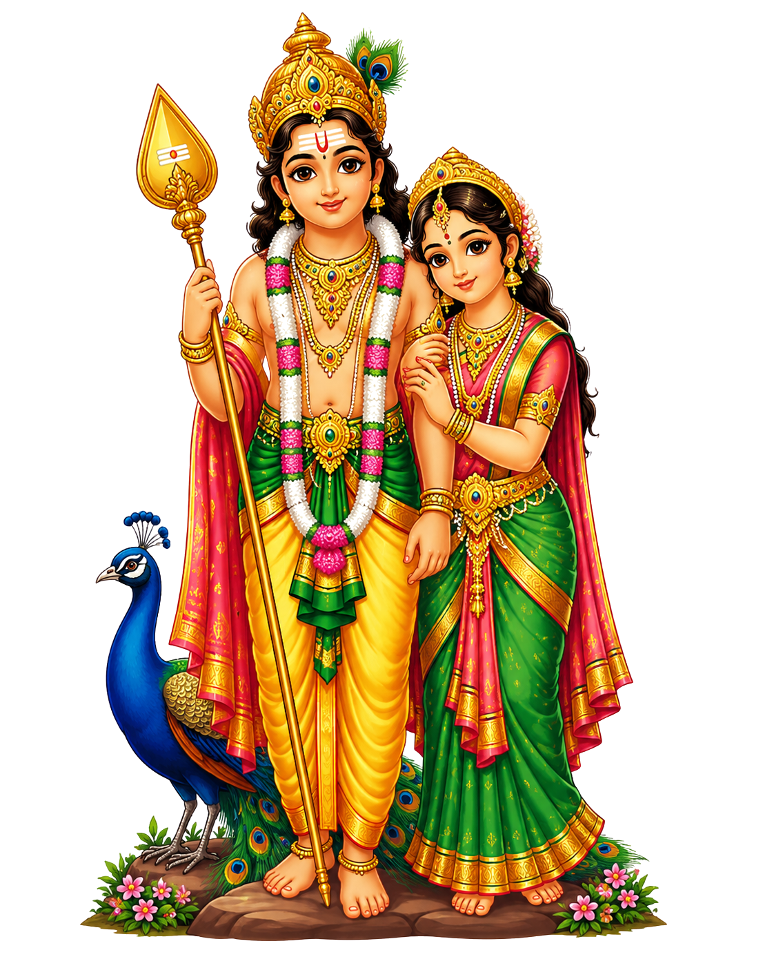 Lord Murugan and Valli